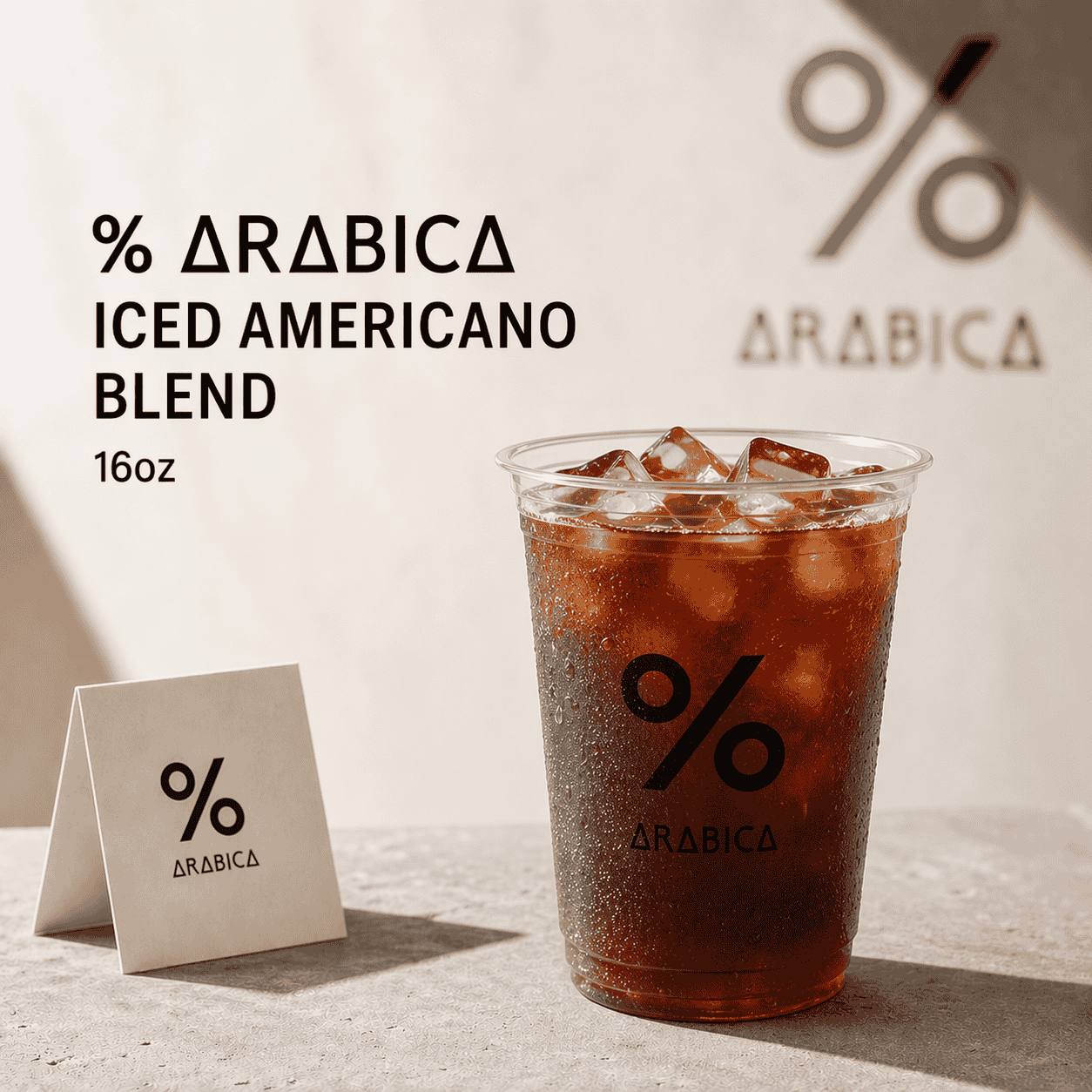 % Arabica Iced Americano